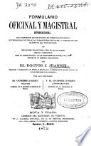 Formulario oficinal y magistral internacional