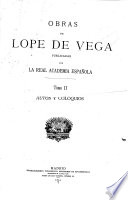 Obras, pub. por La Real academia española - Lope de Vega Carpio