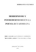 Modernismo y posmodernismo en la poesía ecuatoriana - Rodrigo Pesántez Rodas
